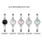 Simple Design Small Exquisite Round Dial Bangle Watch Quartz Watch