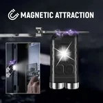 Magnetic Mini Keychain Flashlight