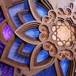 Mandala Yoga Room Night Light LED Ambient Light