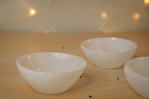 Selenite Crystal Charging Bowls