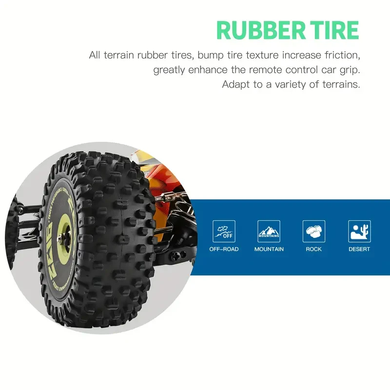 WLtoys XKS 144010 Remote Control Car - High-Speed 75km/h 1/14 2.4GHz Off-Road Racing Car 4WD RTR with Metal Chassis