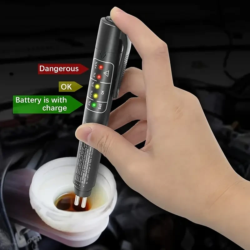 1pc Car Brake Fluid Tester Pen, Auto Brake Diagnostic Testing Tool