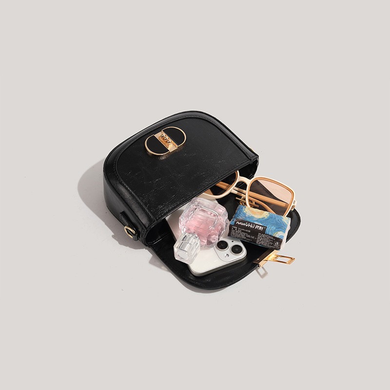 Saddle Crossbody Bag Chain All-match