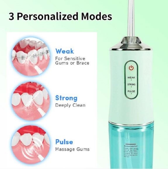 Oral Water Flosser, Rechargeable, Easy to use.