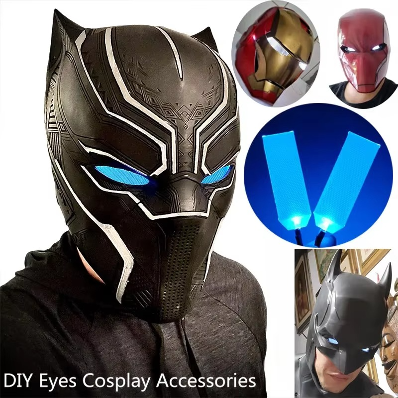 Halloween Cosplay LED Eyes Light Kits for Forever T'Challa Helmet