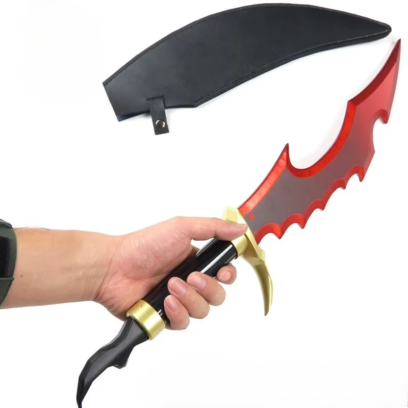 60.5cm Anime Solo Leveling Peripherals Knight Killer Bamboo Knife with Holster