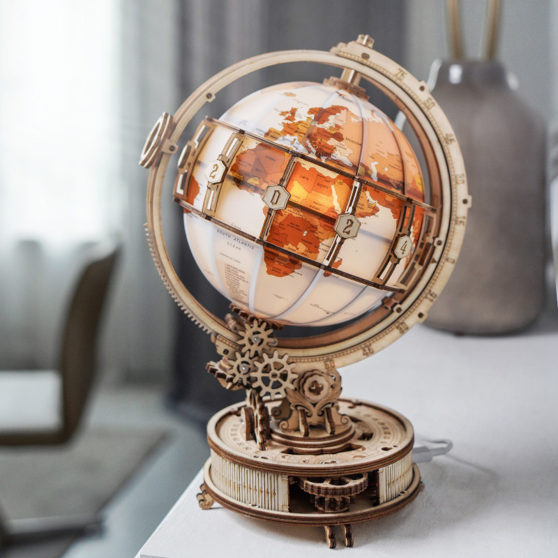 Wooden Globe Puzzle