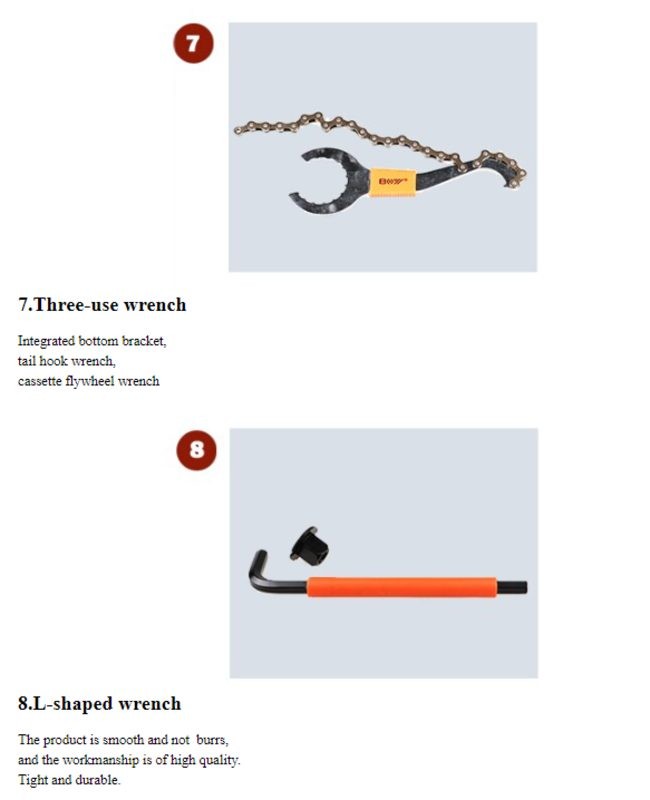 Bicycle Repair Tools Set Kit Bike Accessories