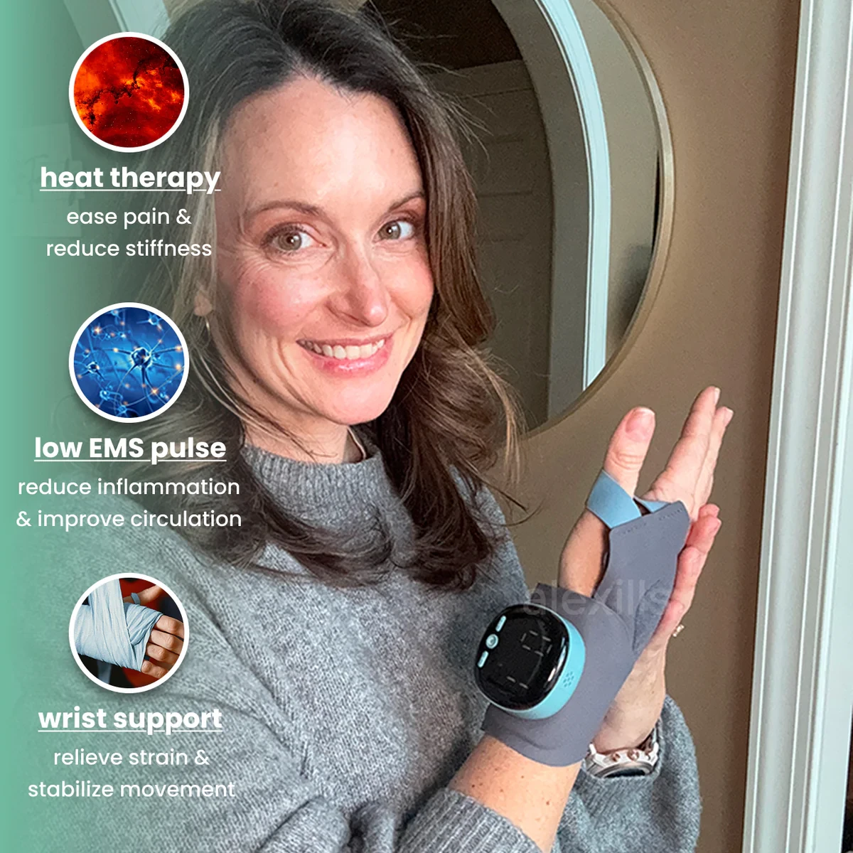 Revivo - 3 in 1 wrist support