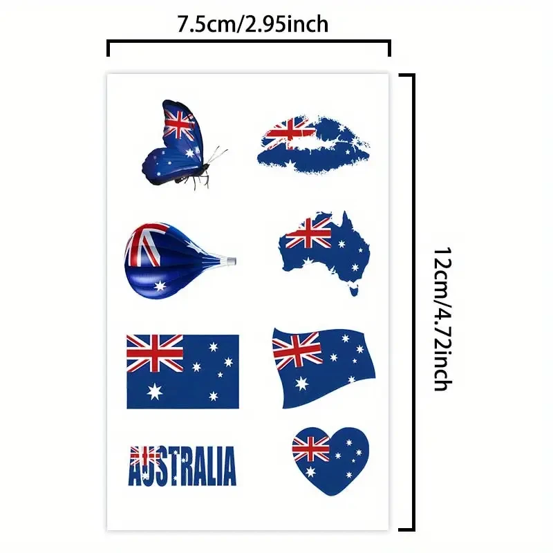 Flag Temporary Tattoos