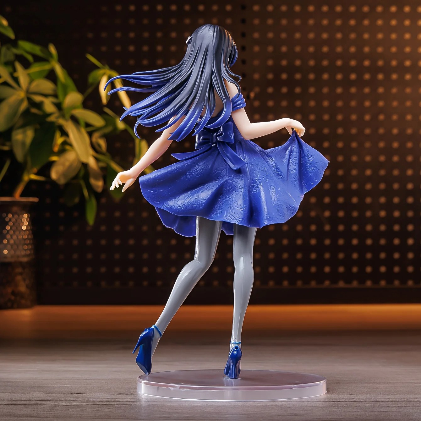 Sakurajima Mai Blue Dress Beautiful Girl Anime Statue