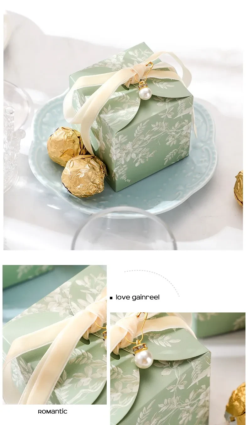 About Wedding Candy Bag Hand Gift Box Wedding Candies Box