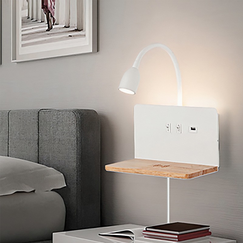 Wall Lamp Wireless Charging Spotlight Rack