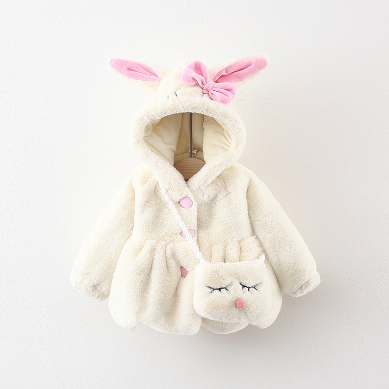 Children Furry Coat Cotton-padded Coat