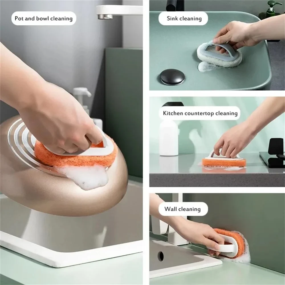 Melamine sponge brush