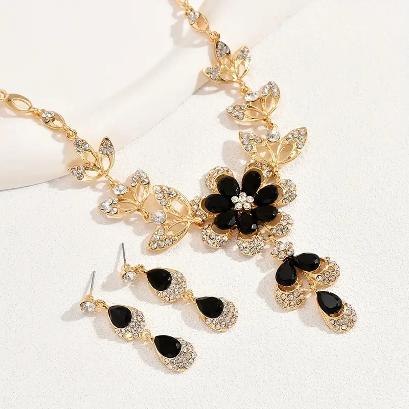 Bohemian Style 14k Gold Plated Jewelry Set