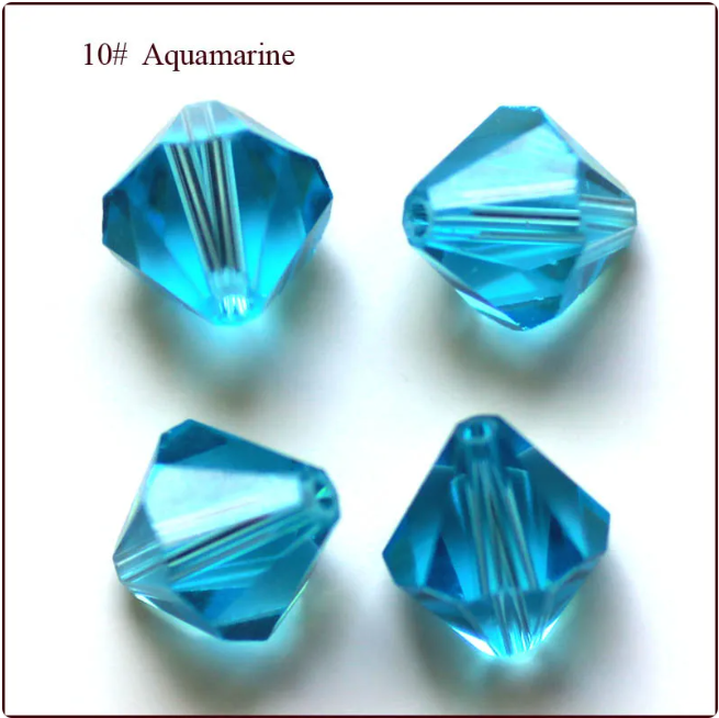 Diamond Shaped Crystal Beads