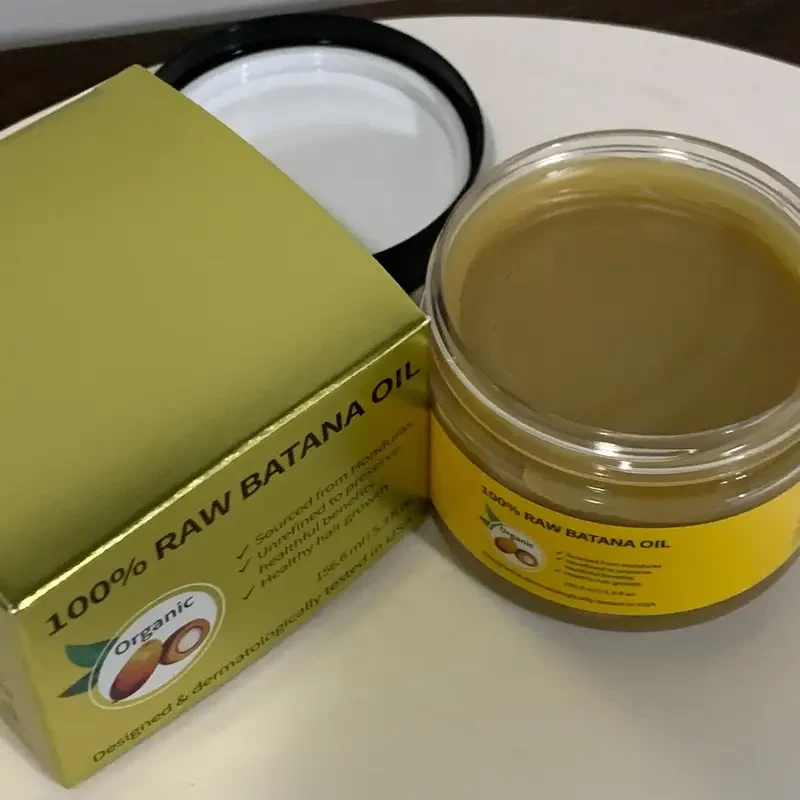 Unisex Batana Oil Hair Treatment Paste - Organic, Paraben-Free, with Castor Oil for Fuller Hair - 156.6ml