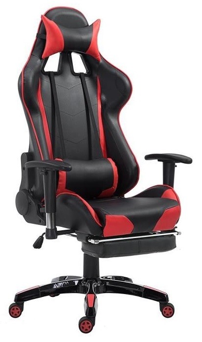 Ergonomic Red Gaming Chair  High-Back Computer Chair with Lumbar Support and Adjustable Features