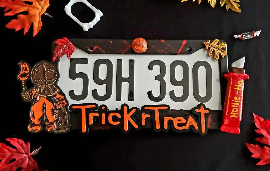 Hilarious license plate frames