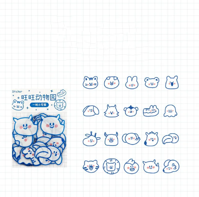 Aesthetic Stickers VSCO Blue