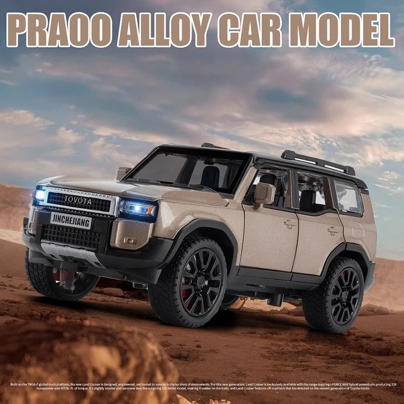 1:32 TOYOTA PRADO Land Cruiser Off Road Vehicle Diecast Model Car