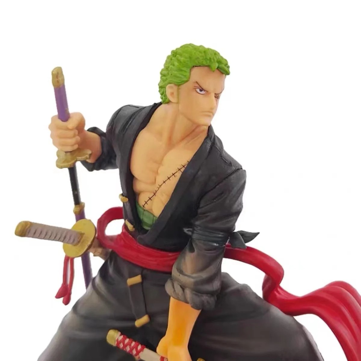 Anime Figure One Piece Action Roronoa Zoro Three-Knife Collection Model
