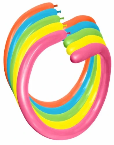 Modelling Balloons - Pack of 100 - 260QT Tropical Assorted