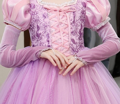 Rapunzel Birthday Show Puffy Tulle Skirt