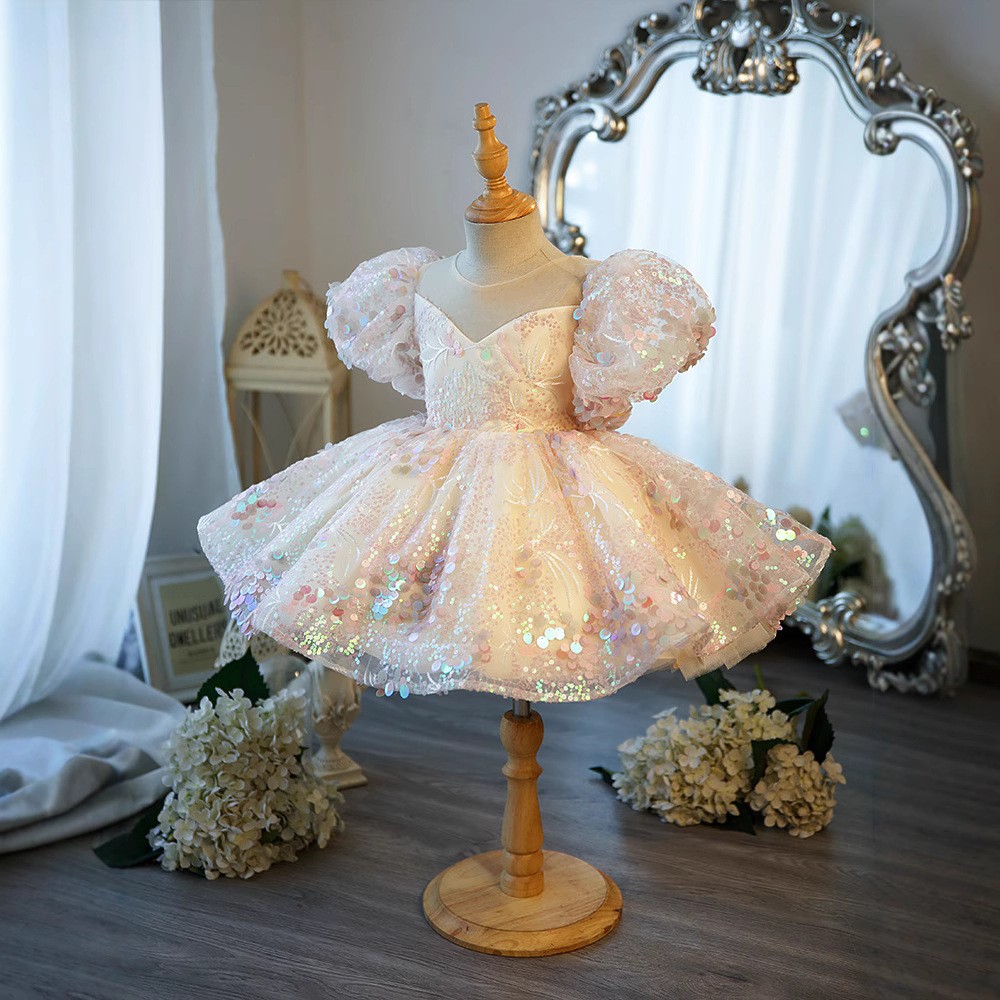 High-end Girls Performance Costume Evening Dress