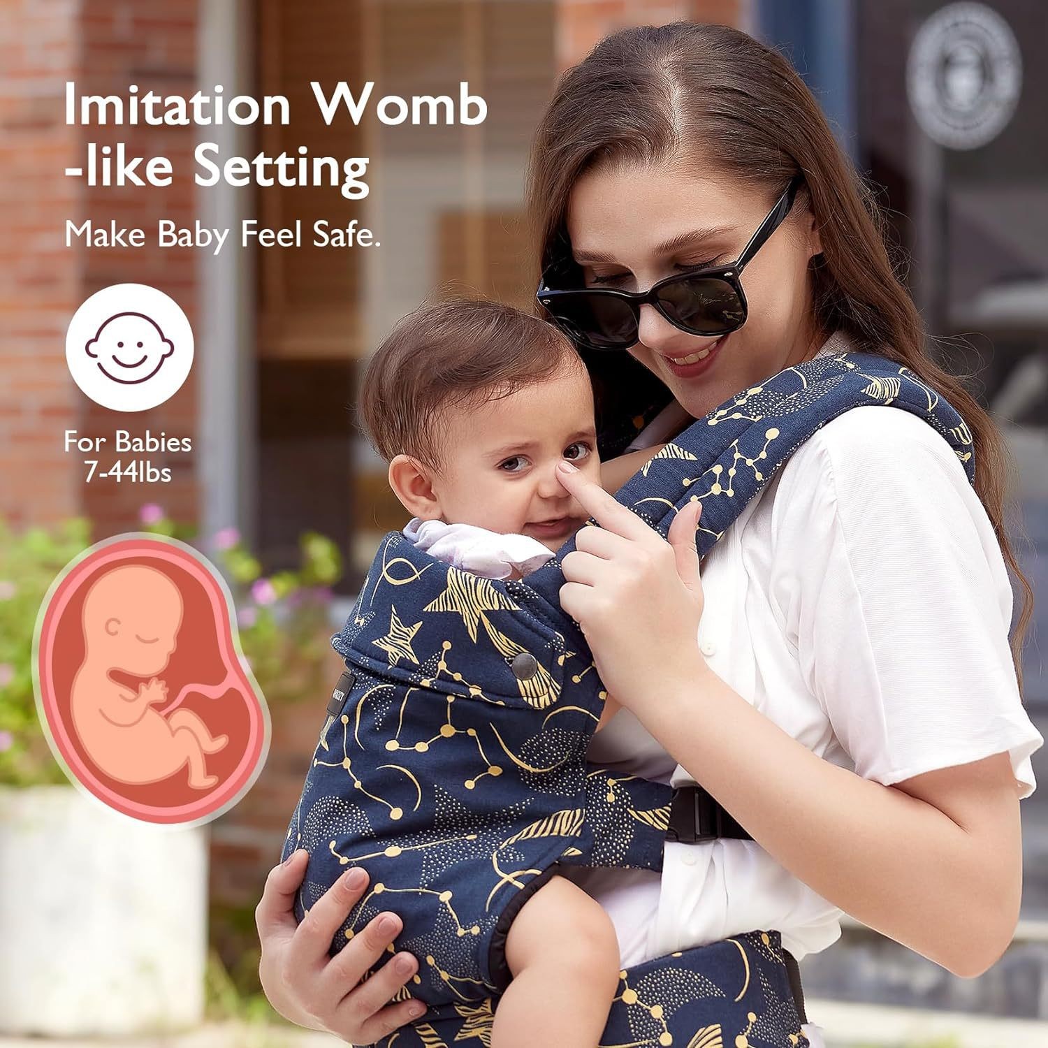 Four-season Cotton Cross X Baby Carrier