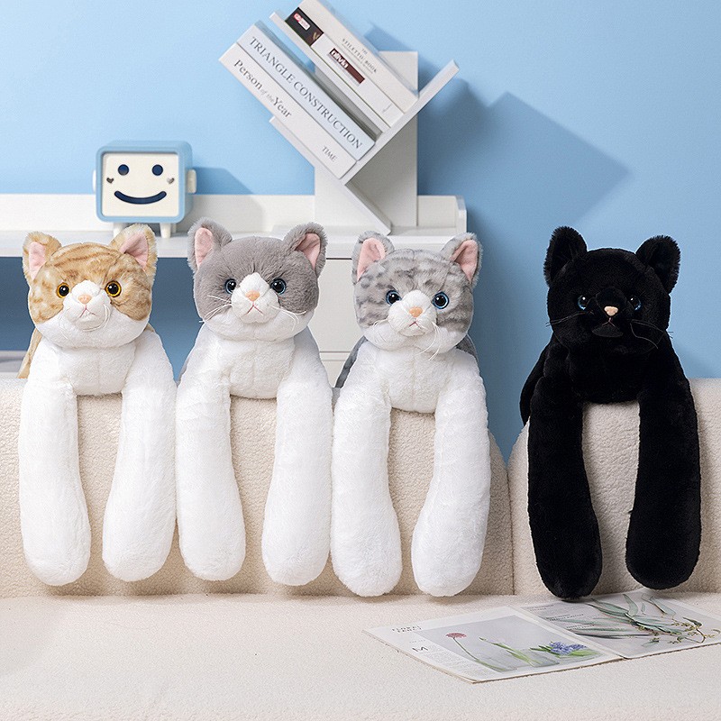 Cat's Plush Toy Lying Doll
