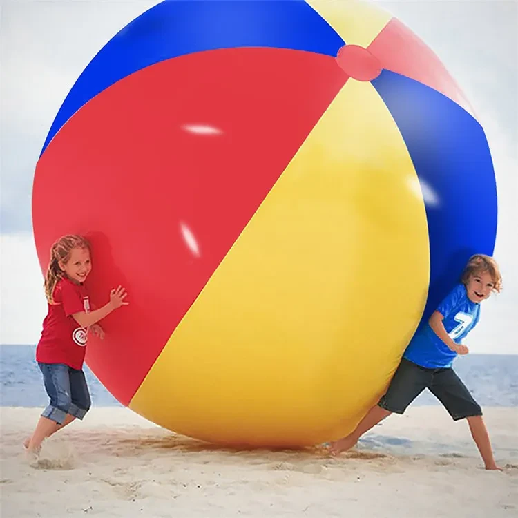 Pink And Blue Beach Balls