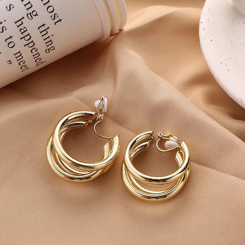 Hot Sale Statement Vintage Clip-on Earrings