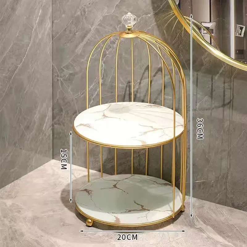Marble Makeup Organizer