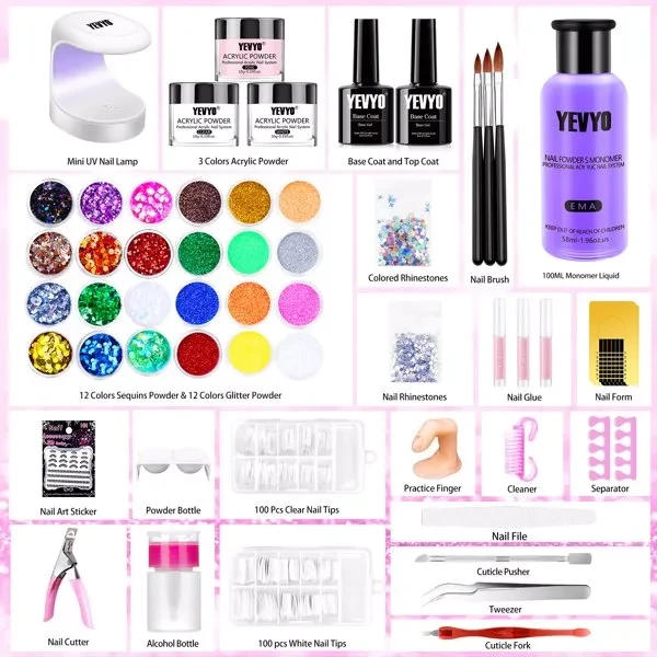 Complete Acrylic Nail Kit