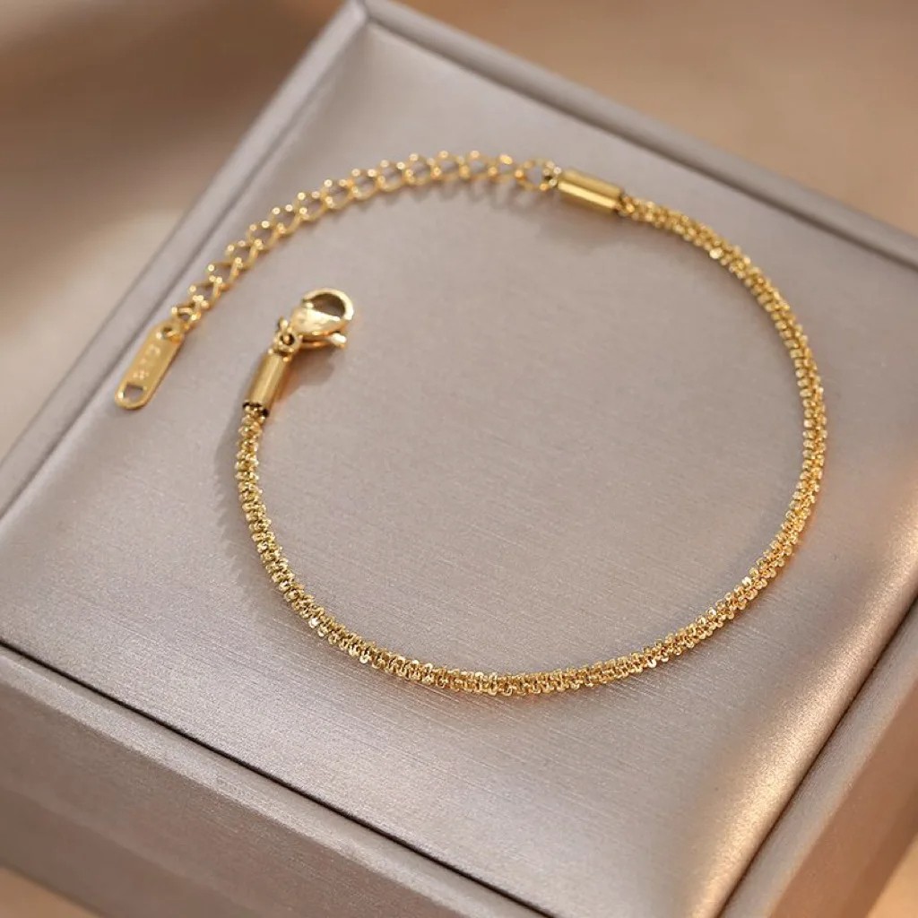 Ins Female Stainless Steel Bracelets for Women