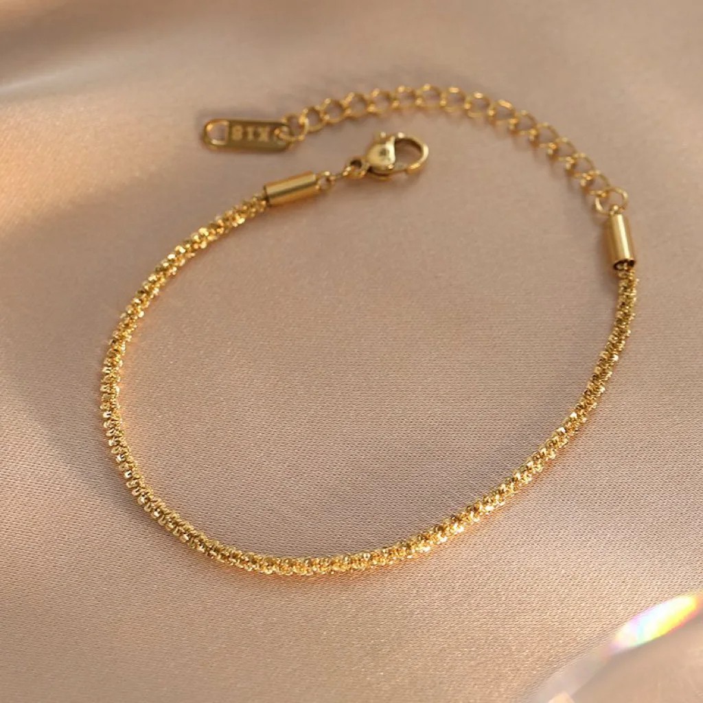 Ins Female Stainless Steel Bracelets for Women