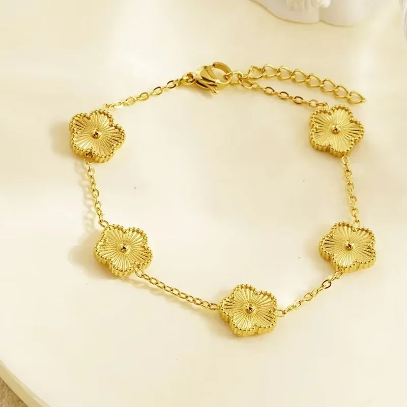 EVISPOL Stainless Steel Women's Clover Bracelet