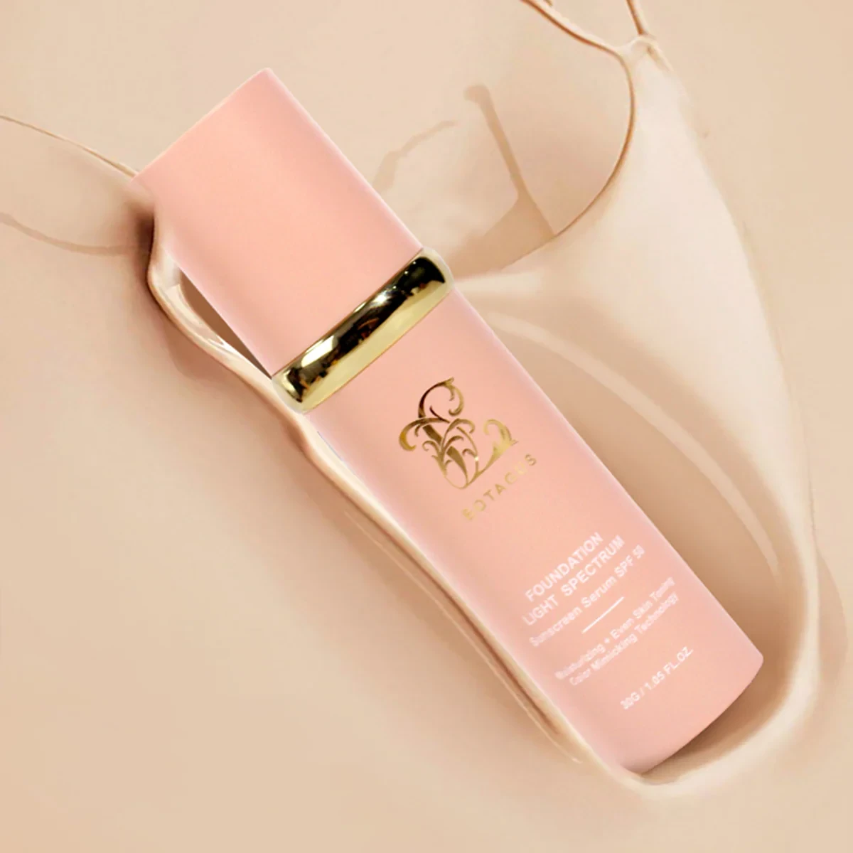 BOTAGUS Foundation 4 in 1-LightSpectrum,Protecting from Sun with SPF50; for Gym, Sports, Dancing Concealer CosmeticLightweight Makeup