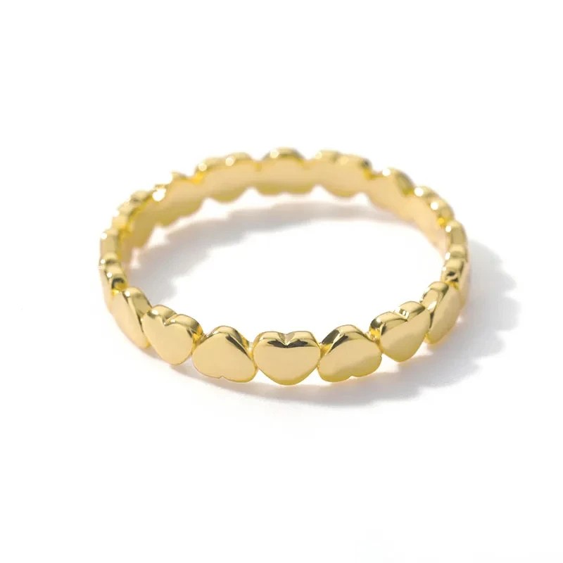 Stainless Steel Heart Rings for Women
