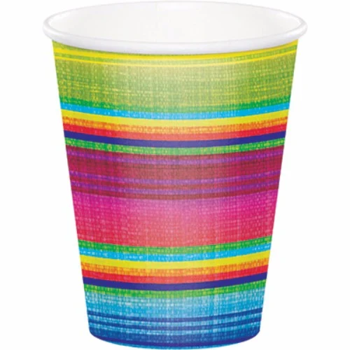 Serape Cups Paper 266ml - Pack of 8