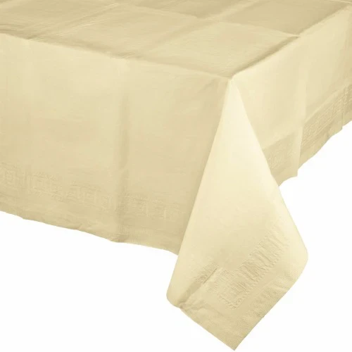 Ivory Tablecover Plastic