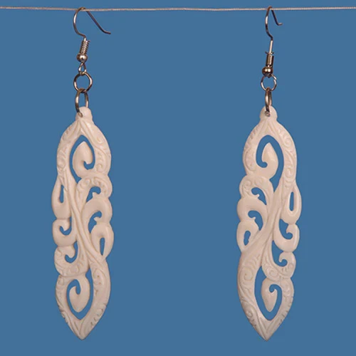 Multi Koru Bone Earrings
