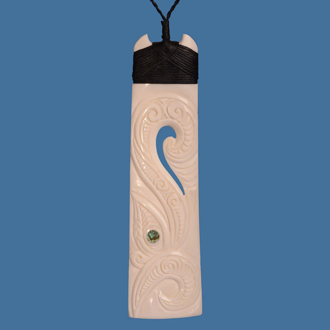 Bone Toki with Manaia design