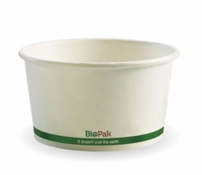 BOWLS BIO WHITE 12OZ 430ML 25s/SLV (BIOPAK BSC-12)