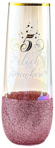 5 OCLOCK GLITTERATTI STEMLESS CHAMPAGNE
