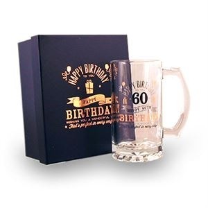 **HAPPY 60TH TANKARD