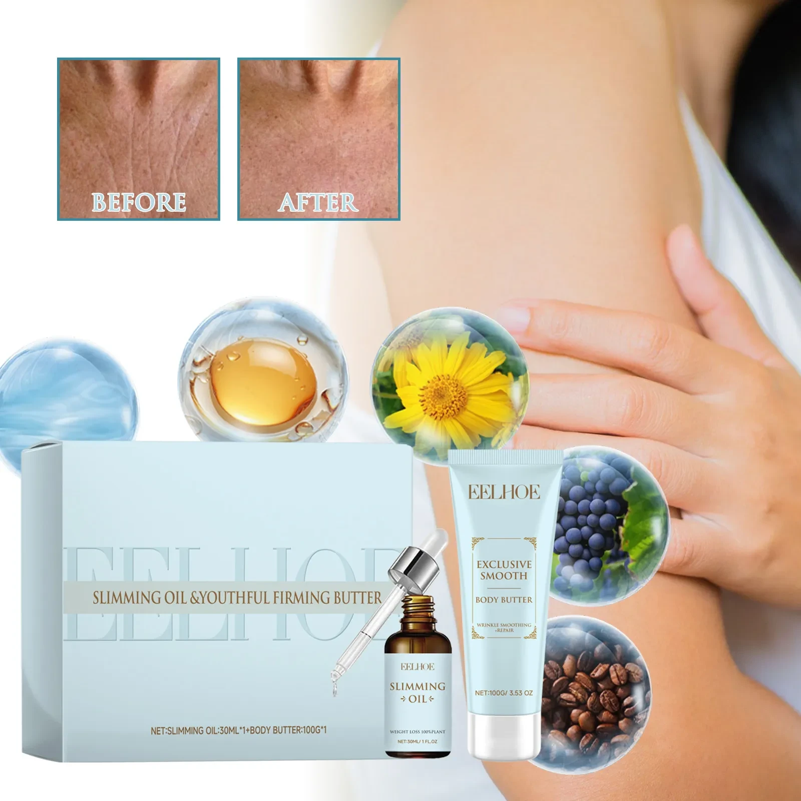 Slimming Body Shaping Firming Suit Smooth Skin Wrinkles Shaping Firming Muscles