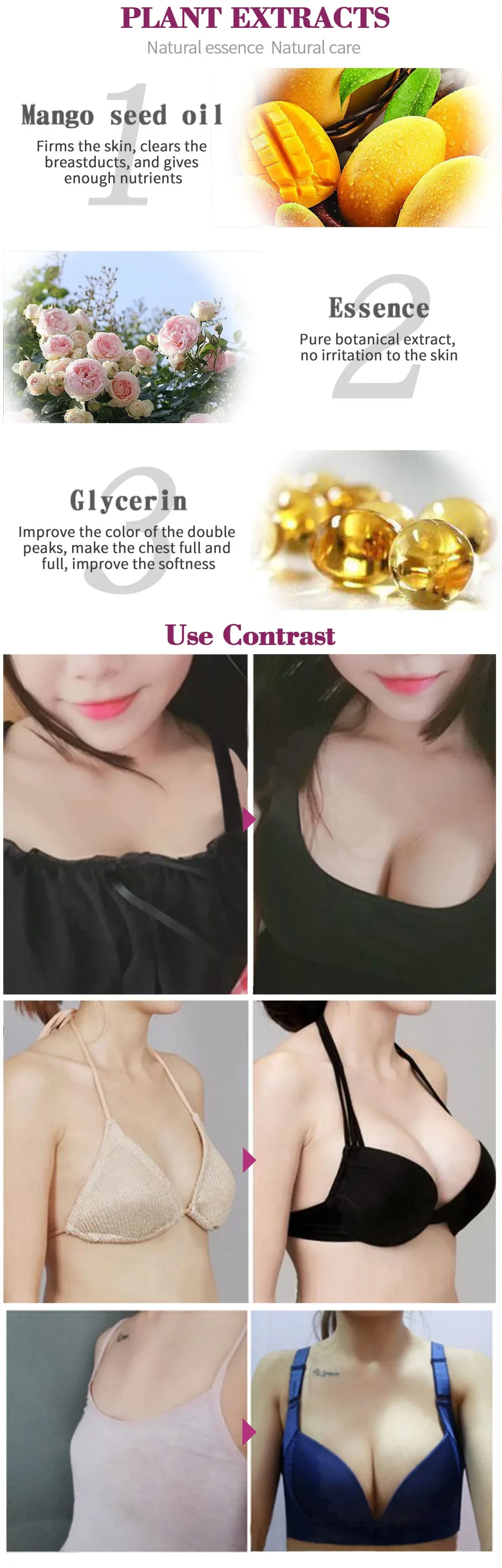 Mango Breast Cream 40g Woman Massage Cream